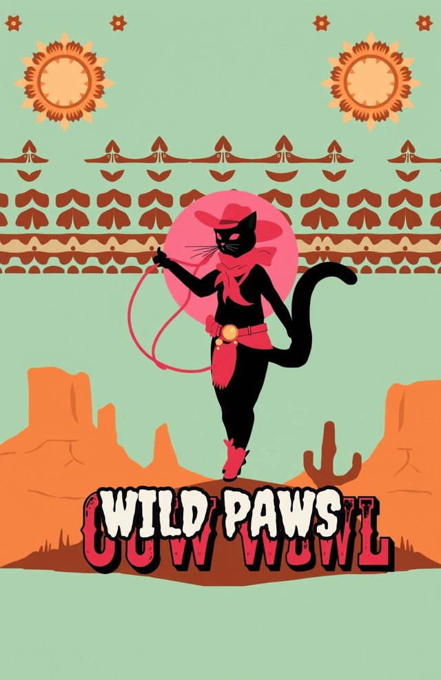 Cat Cowgirl Lasso