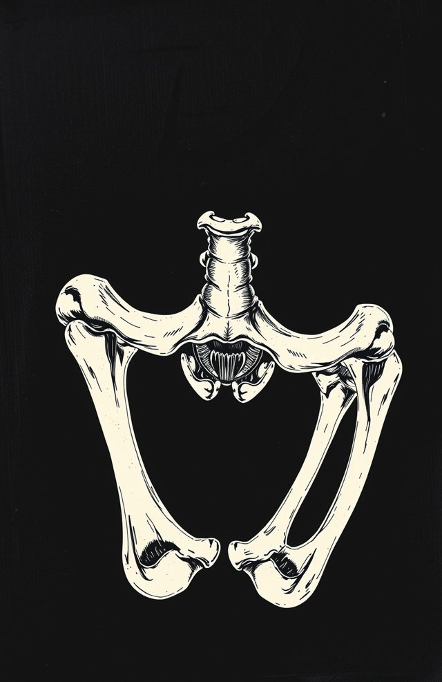 Pelvis Bone Sketch