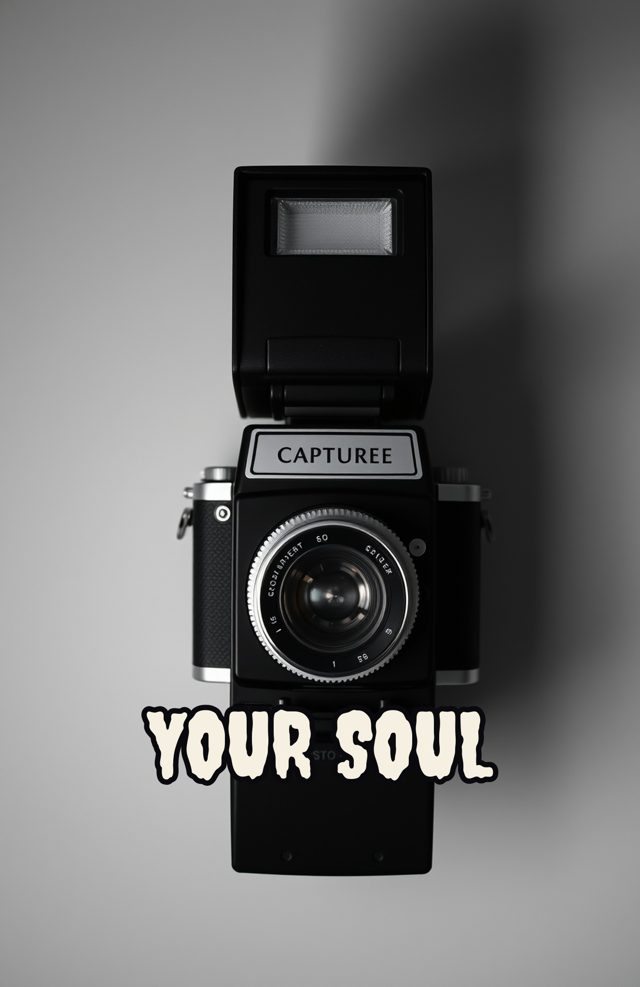Cursed Camera Flash Typography