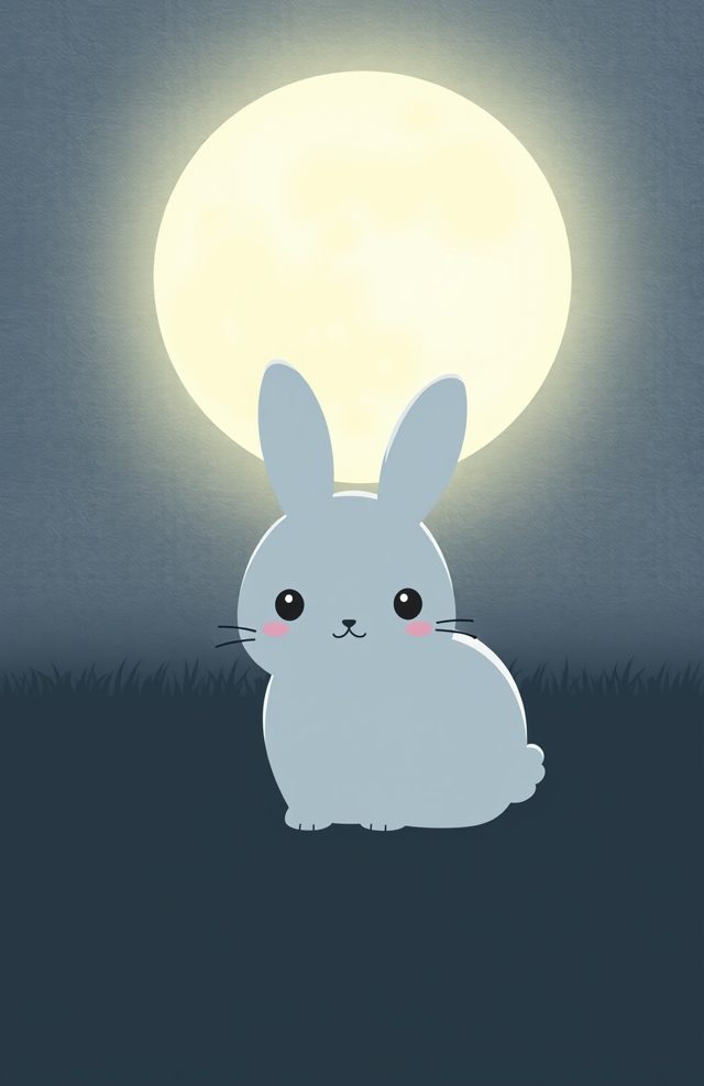 Cute Spooky Phone Case: Shadowy Rabbit
