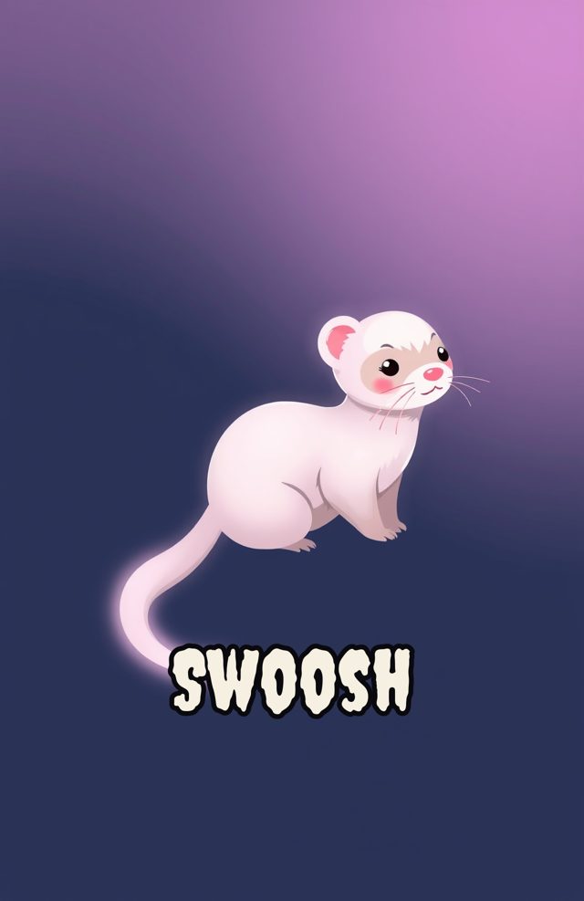 Cute Spooky Phone Case: Phantom Ferret