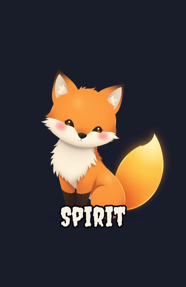 Cute Spooky Phone Case: Spectral Fox