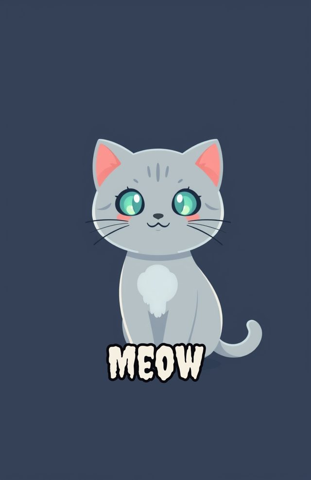 Cute Spooky Phone Case: Spectral Cat