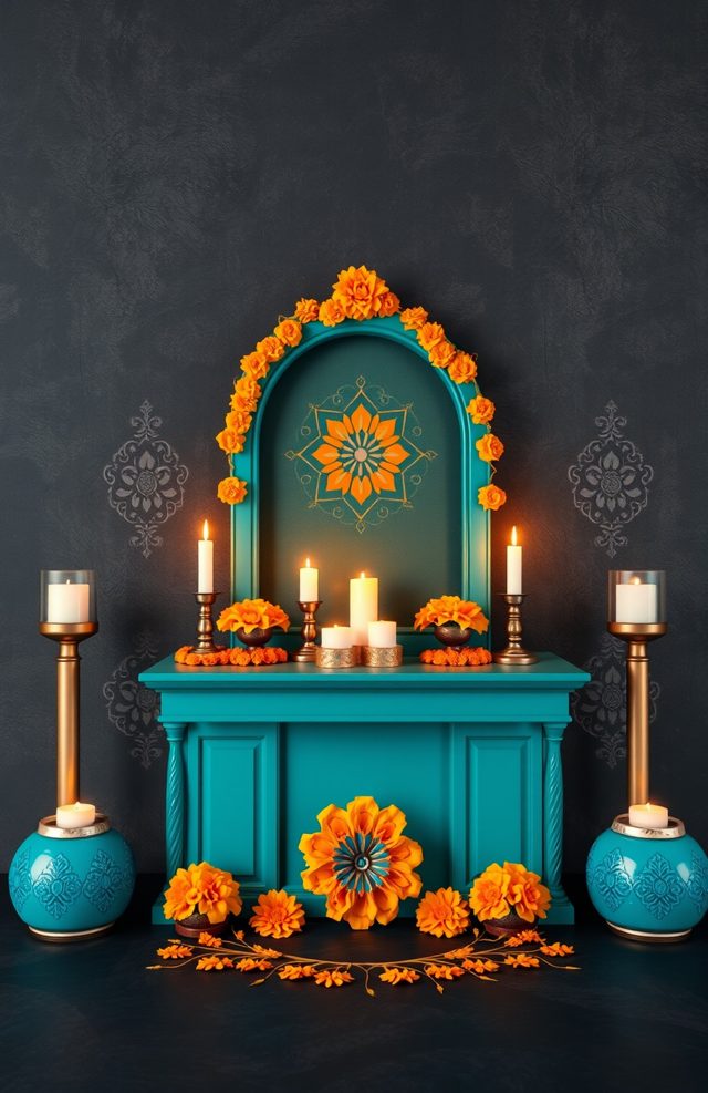 Phone Case: Teal Altar