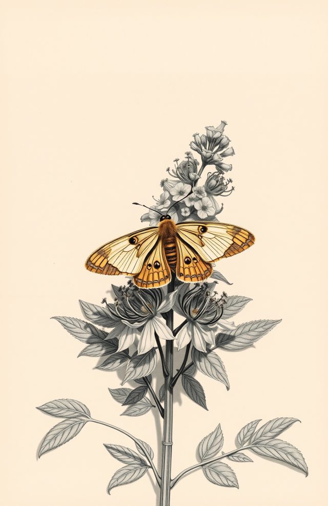 Moth on Hemlock