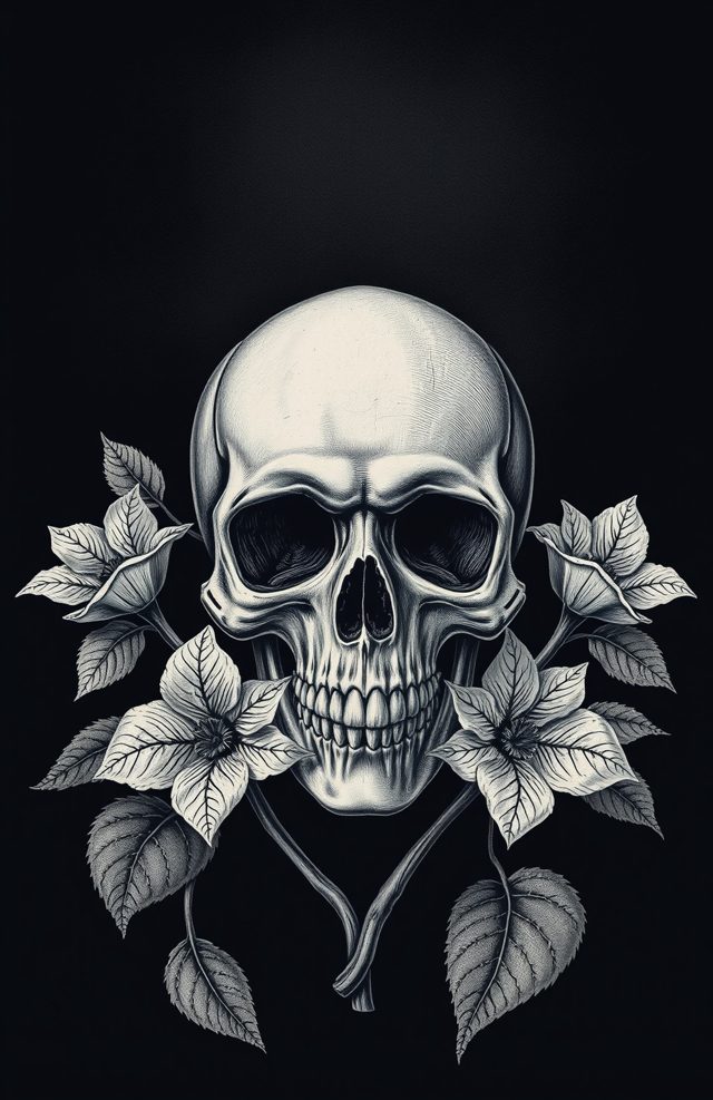 Skull and Deadly Nightshade