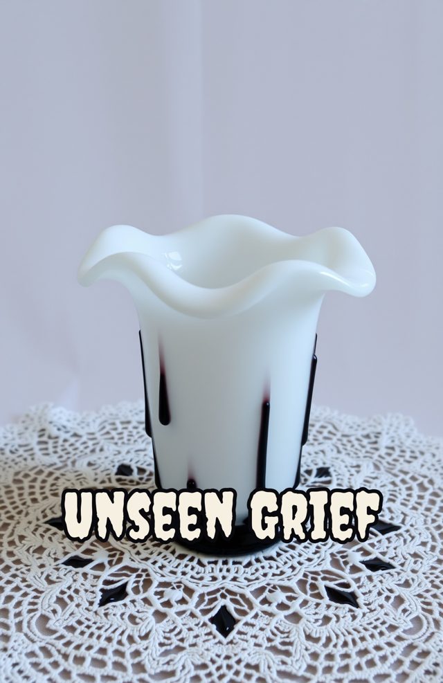 Phone Case: Milk Glass Mourning Vase