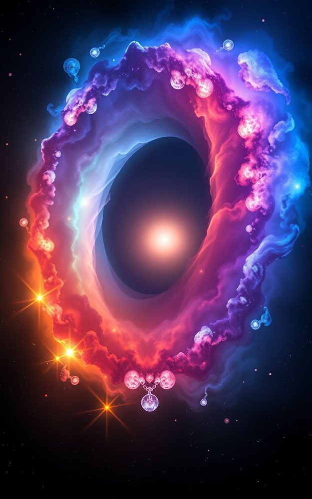 Cosmic Nebula Art Phone Case Planetary Nebula Ring For iPhone Samsung
