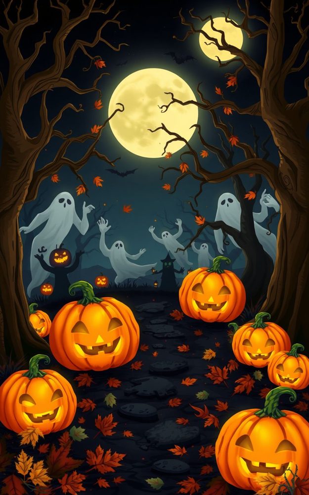 Spooky Halloween Dark Harvest Phone Case For iPhone Samsung
