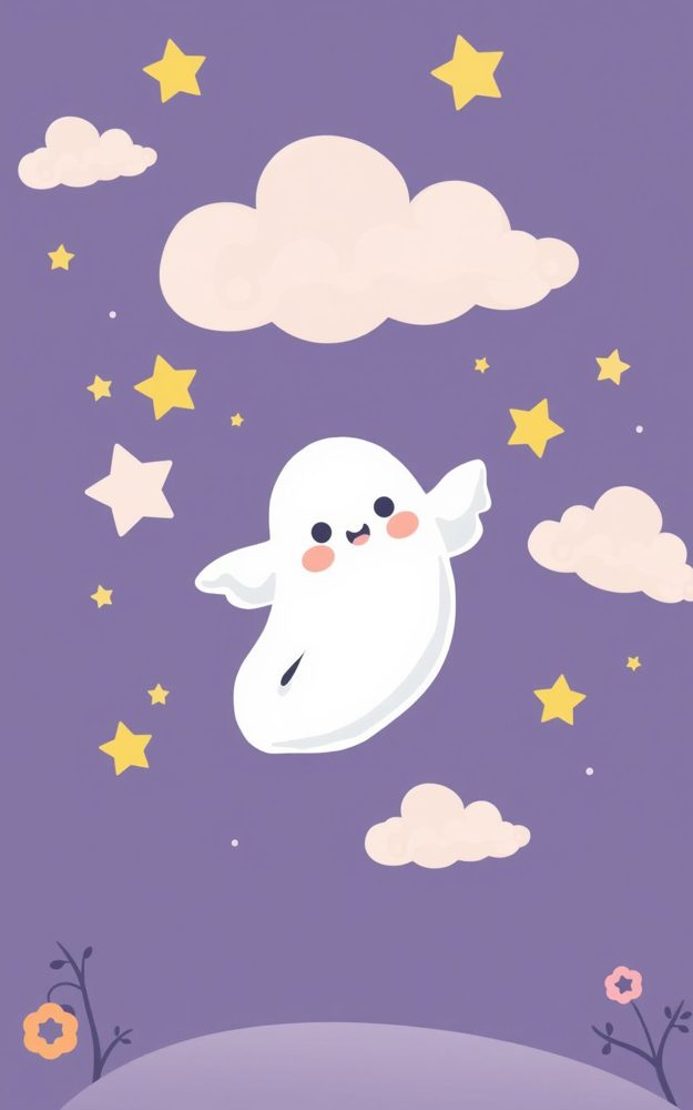 Pastel Ghost Spooky Cute Phone Case For iPhone Samsung