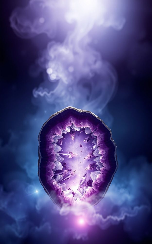 Gemstone Smoke Celestial Witchy Phone Case For iPhone Samsung