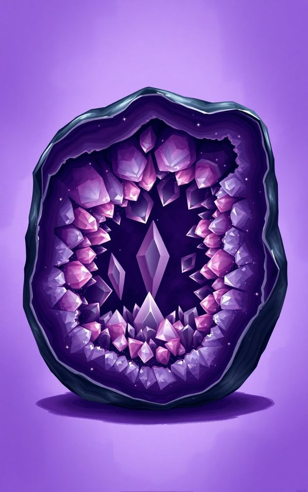 Geode Crystal Mystical Interior Phone Case For iPhone Samsung