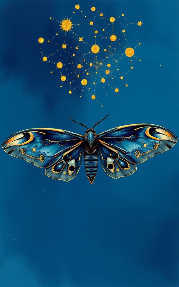 Celestial Moth Intricate Phone Case For iPhone Samsung