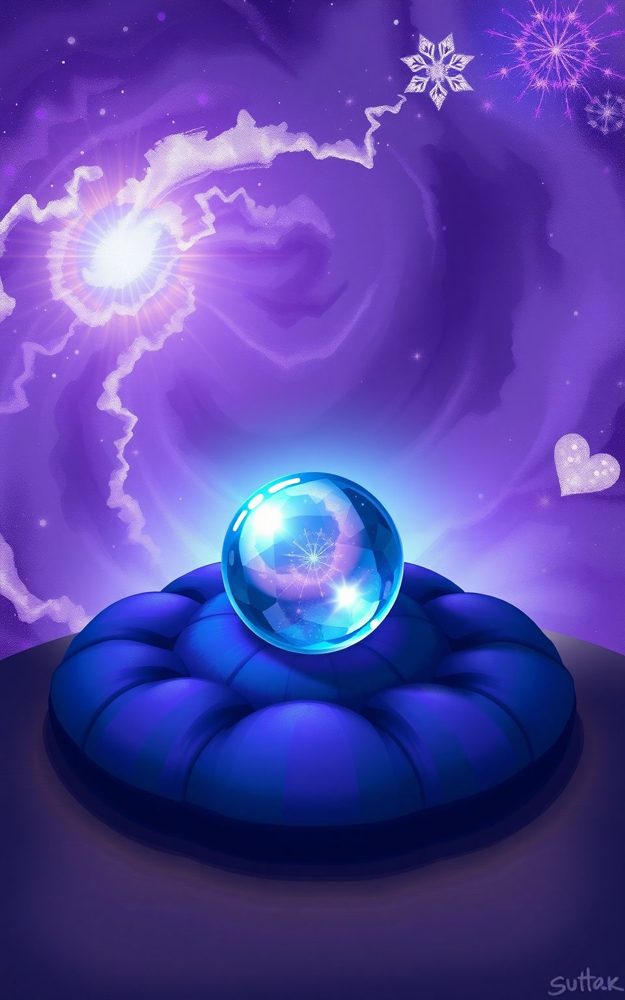 Fantasy Crystal Ball Seer Phone Case For iPhone Samsung