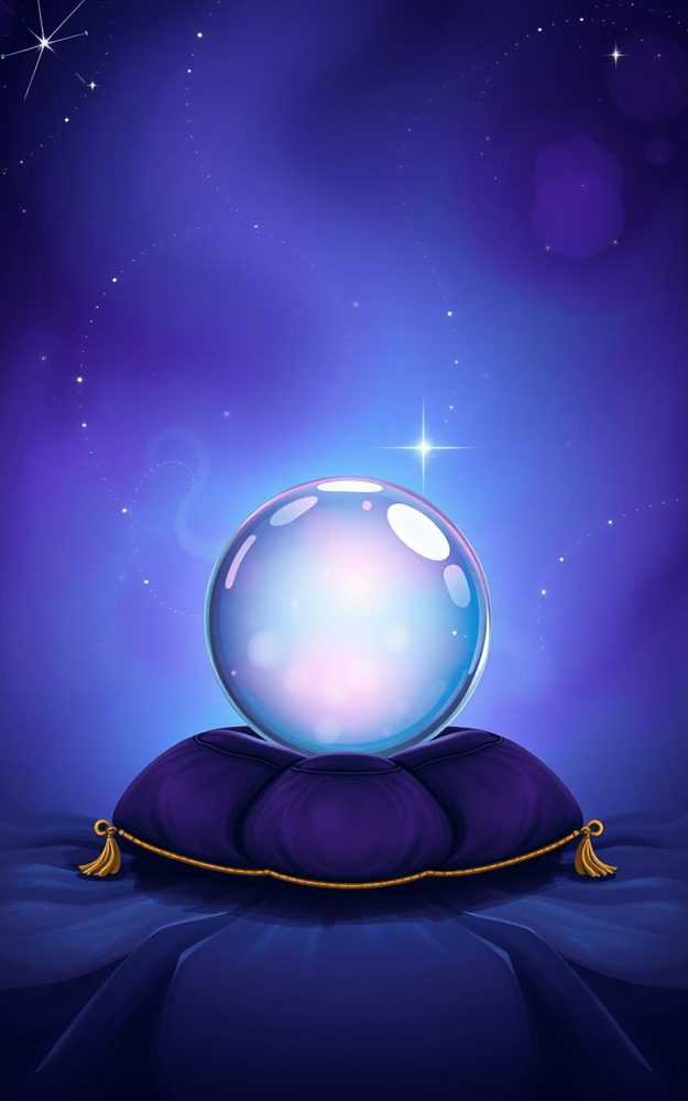 Magical Mystic Crystal Ball Gaze