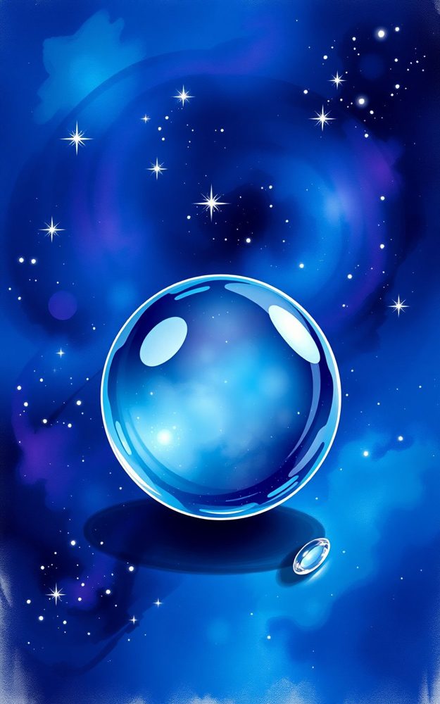Glowing Crystal Ball Celestial Phone Case For iPhone Samsung