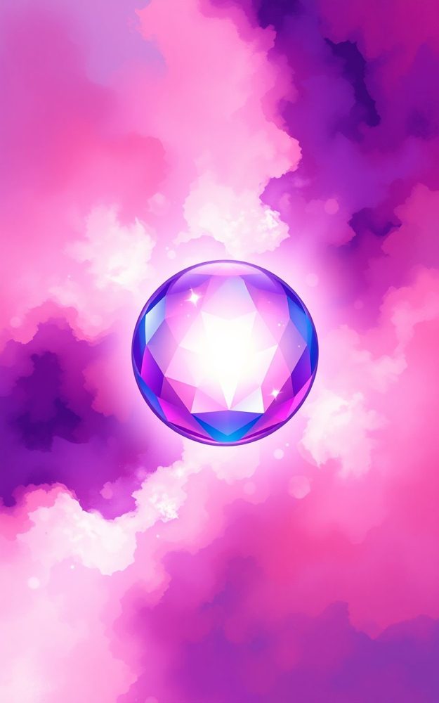 Mystic Crystal Ball Aura Swirl Phone Case For iPhone