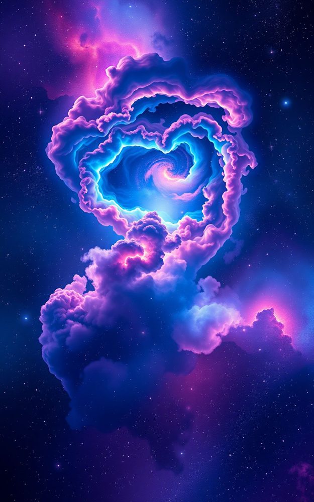 Cosmic Nebula Stellar Dust Phone Case For iPhone Samsung