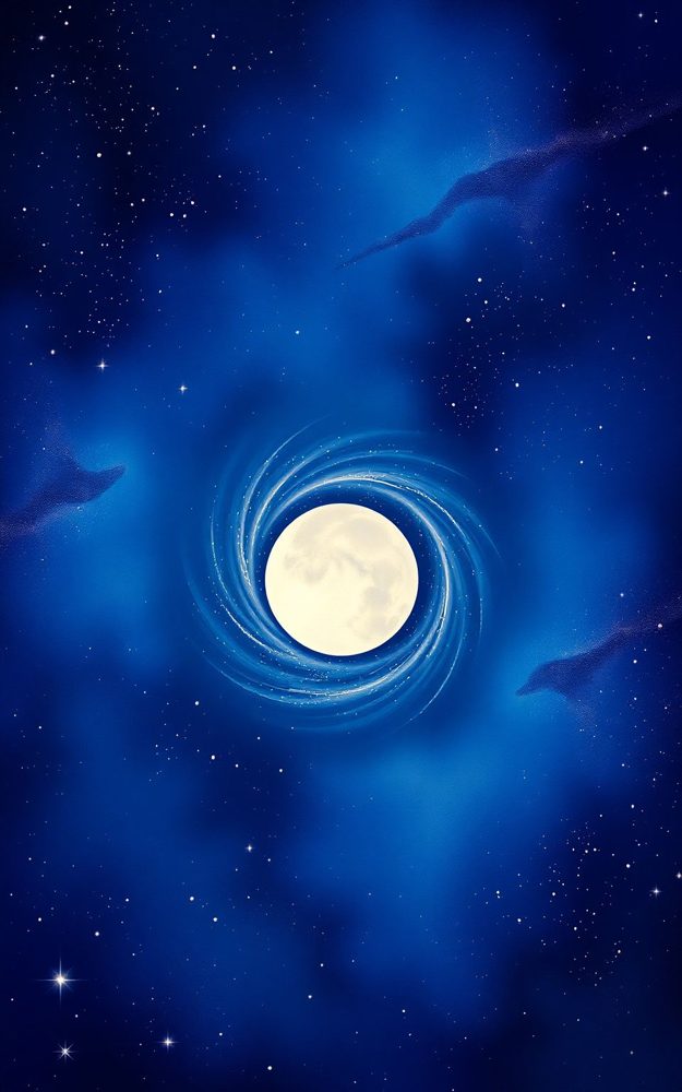 Surreal Space Art Crescent Moon Galaxy Phone Case For iPhone Samsung