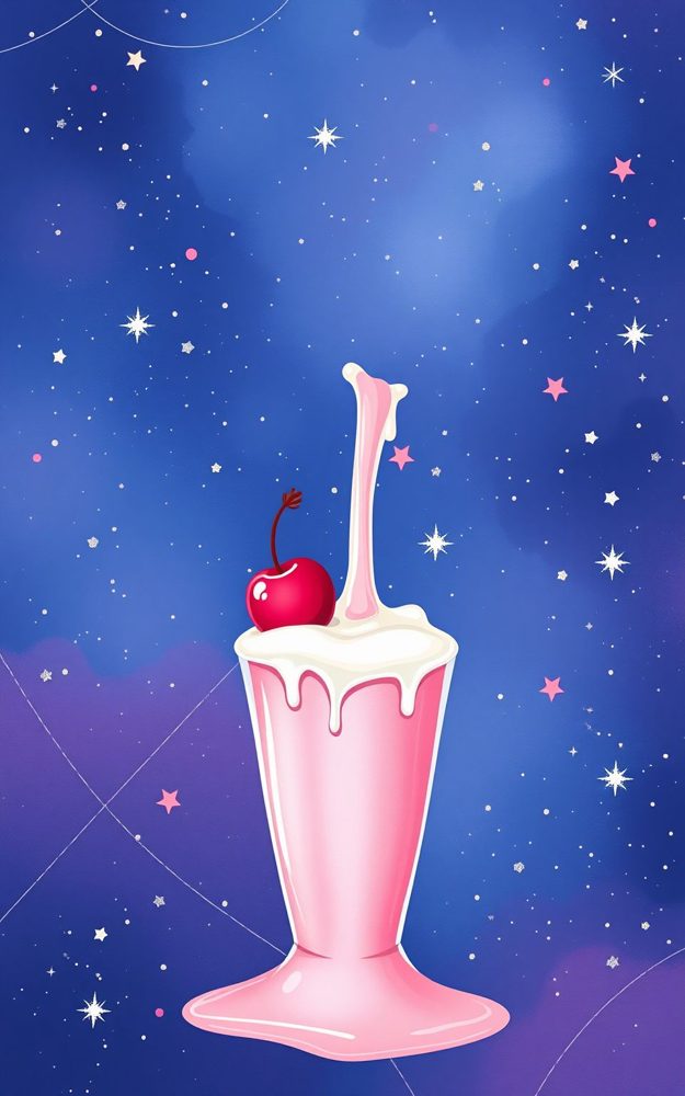 Retro Diner Galaxy Sprinkle Kawaii Phone Case For iPhone Samsung