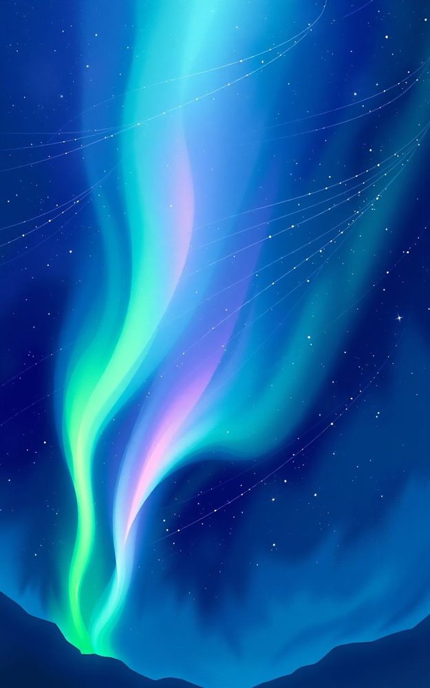 Aurora Borealis Phone Case Northern Lights Dance For iPhone Samsung