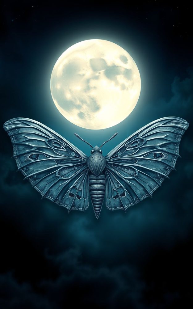 Mystic Moth Moonlight Bloom Gothic