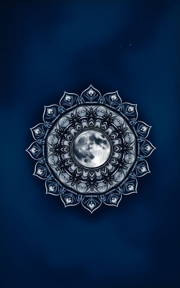 Mandala Moon Phase Celestial Witchy Phone Case For iPhone Samsung