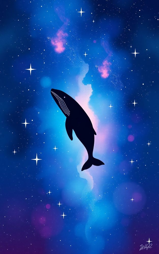 Galactic Whale Nebula Phone Case For iPhone Samsung