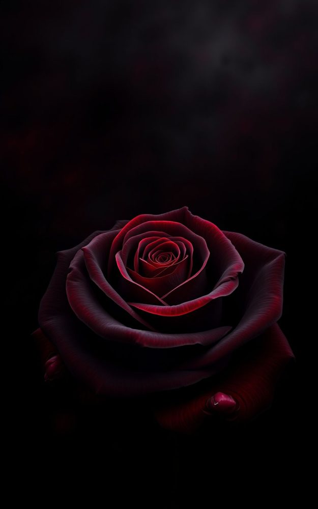 Dark Rose Gothic Majesty Phone Case For iPhone Samsung