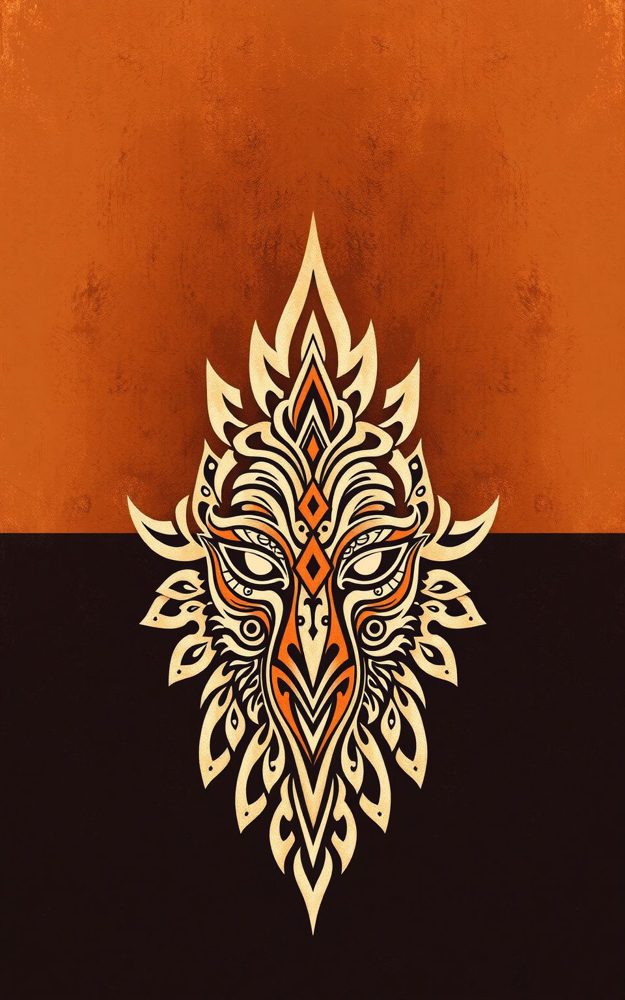 Tribal Mask Geometric Animal Phone Case For iPhone Samsung