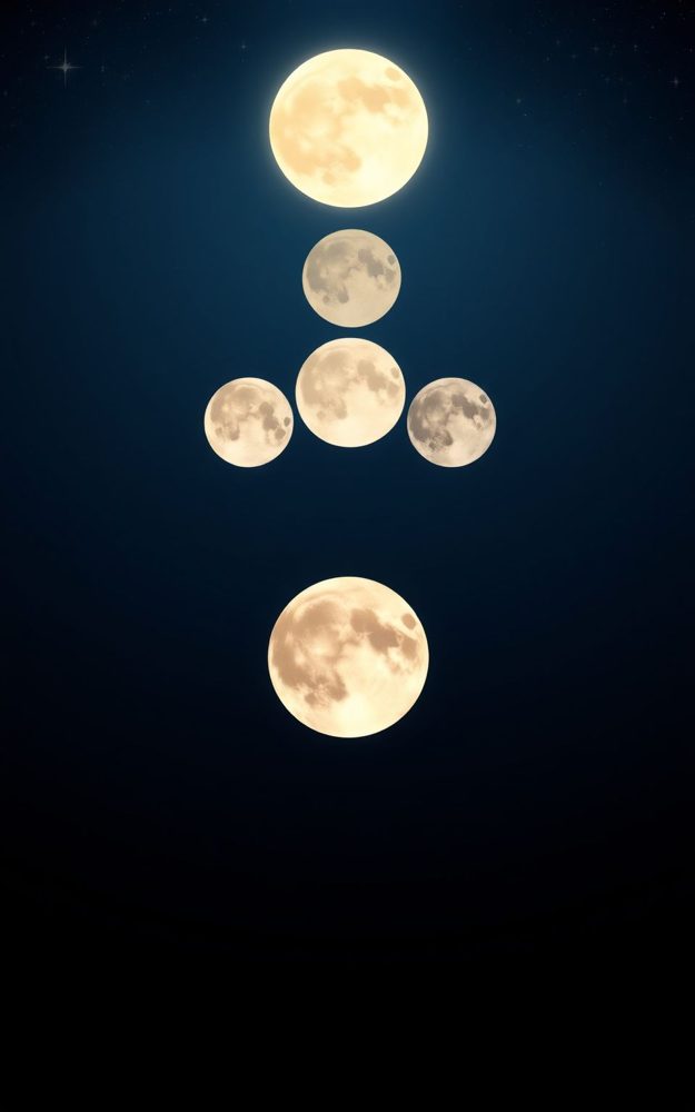 Ethereal Celestial Moon Phases Phone Case For iPhone Samsung