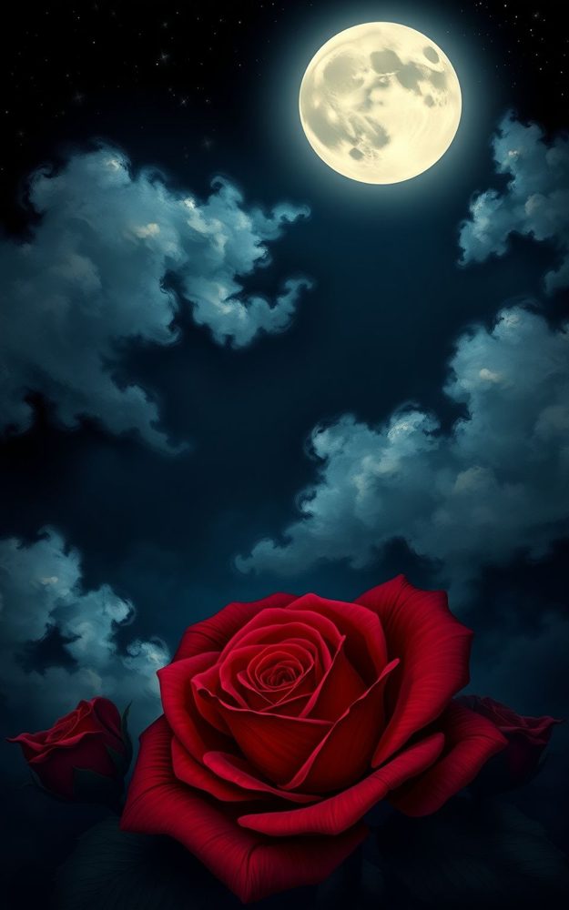 Gothic Dark Romanticism Rose Phone Case For iPhone Samsung