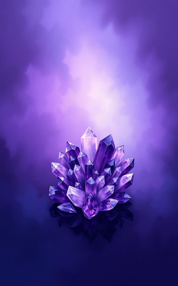 Glowing Crystals Mystic Cavern Phone Case For iPhone Samsung