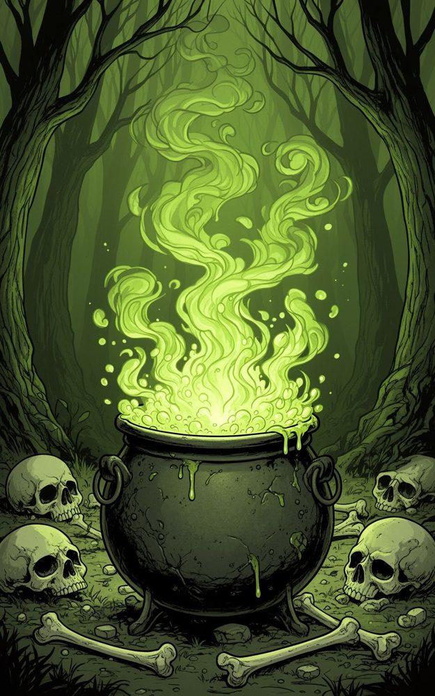 Noxious Wonder Dark Forest Halloween Horror