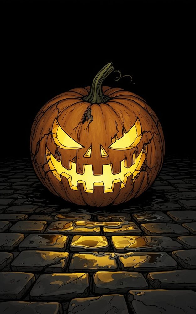 Jack's Grin Comic Book Halloween Horror Phone Case For iPhone Samsung