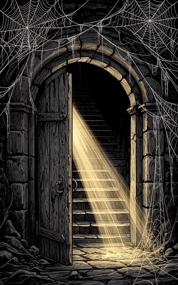 Dark Gothic Crypt Entrance Phone Case For iPhone Samsung