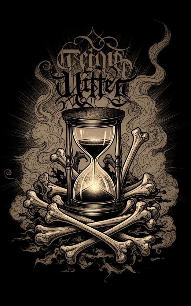 Mortality's Blackwork Gothic Dark Art