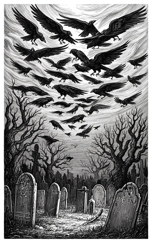 Woodcut Gothic Horror Phone Case For iPhone Samsung