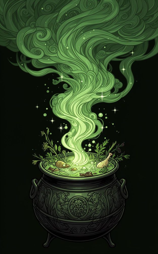 Witch Brew Fantasy Phone Case For iPhone Samsung