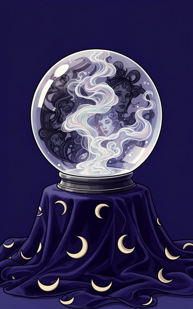 Fantasy Smoke Orb Phone Case For iPhone Samsung