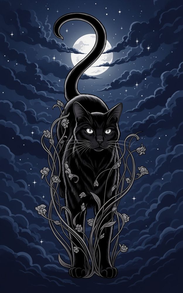 Dark Fantasy Ebony Familiar Phone Case For iPhone Samsung