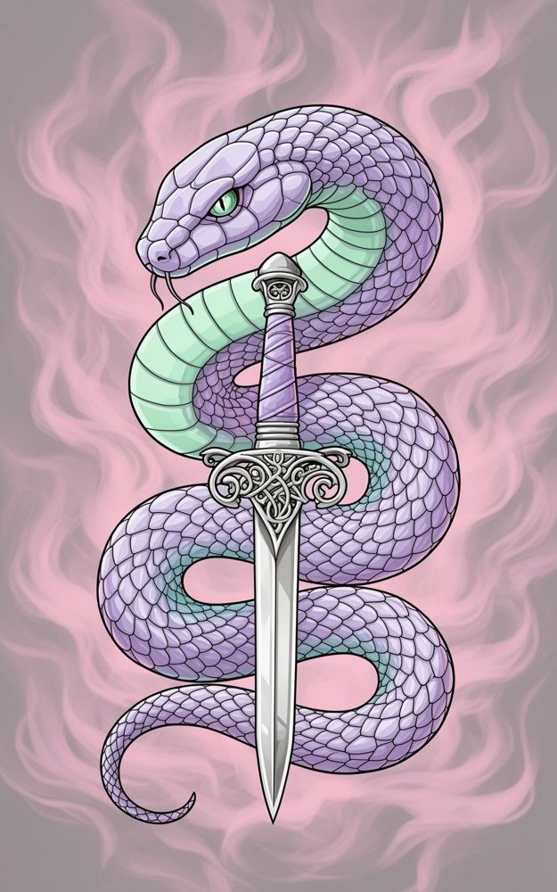 Serpent's Kiss Dagger Fantasy Witchy