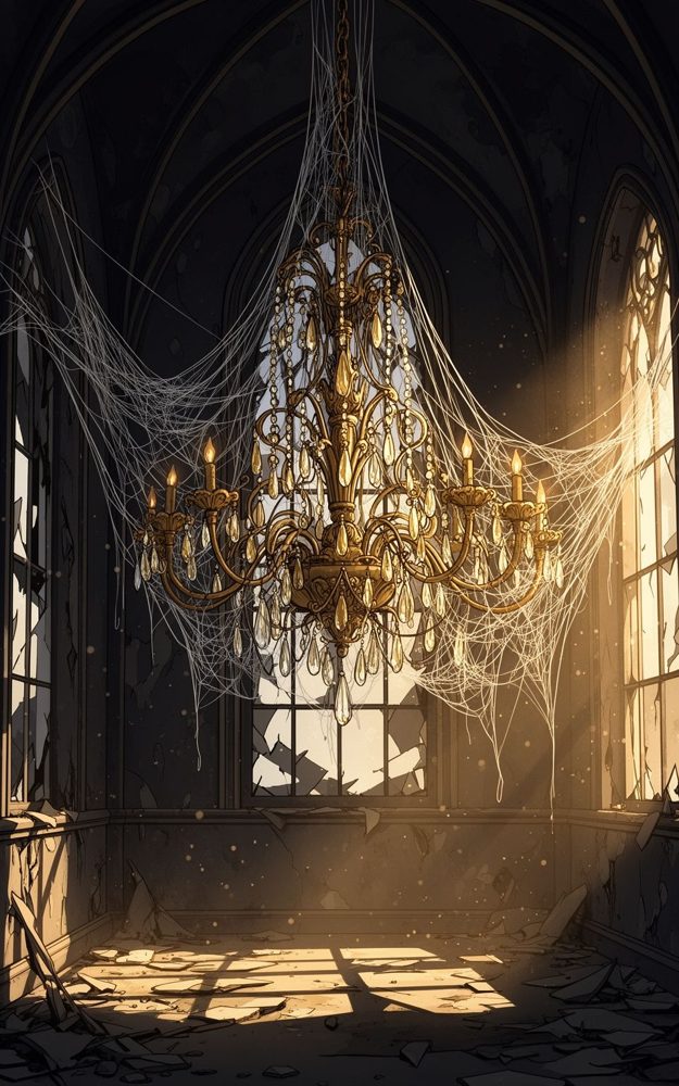 Spooky Chandelier Gothic Phone Case For iPhone Samsung