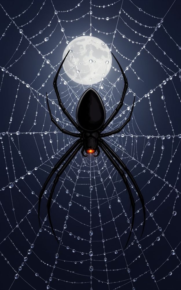 Fatal Embrace Spiderweb Halloween Horror