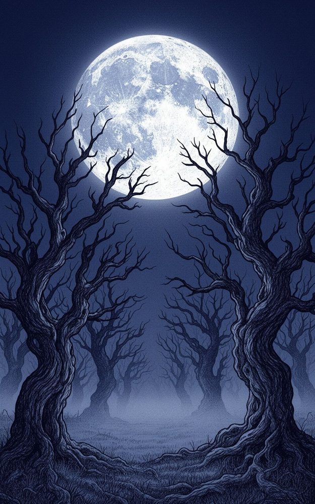 Spooky Forest Halloween Phone Case For iPhone Samsung