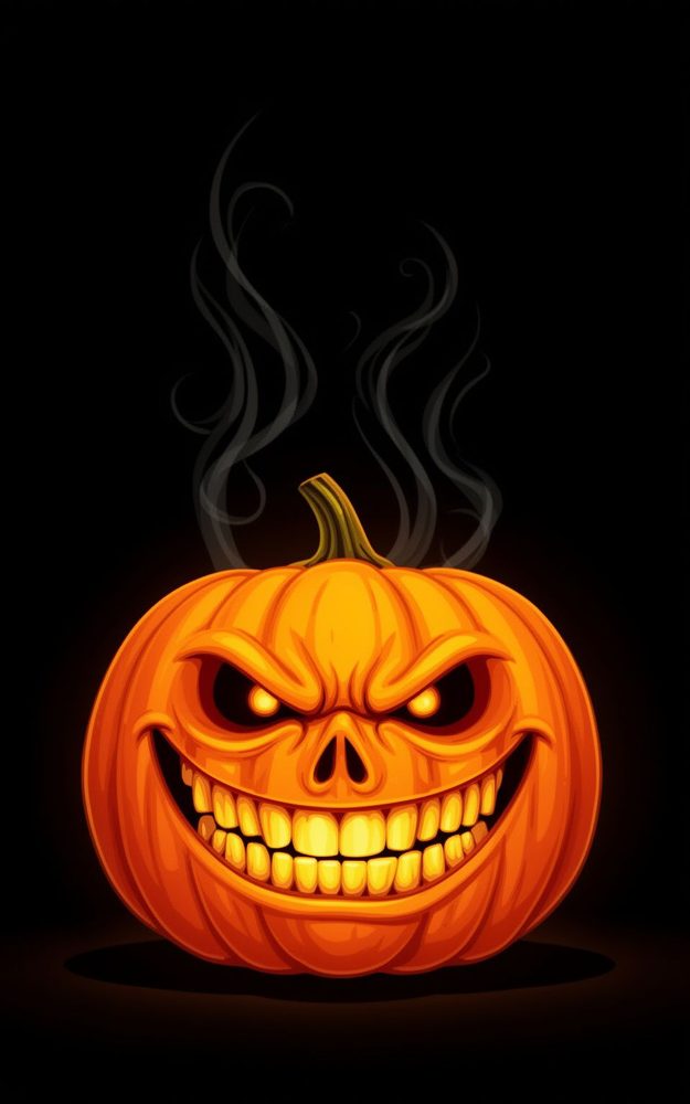 Scary Pumpkin Art Jack's Glee Halloween Phone Case For iPhone Samsung