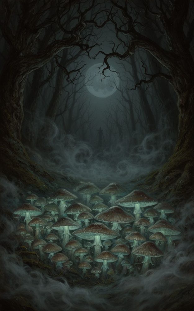 Dark Fantasy Enchanted Circle Gloom Phone Case For iPhone Samsung