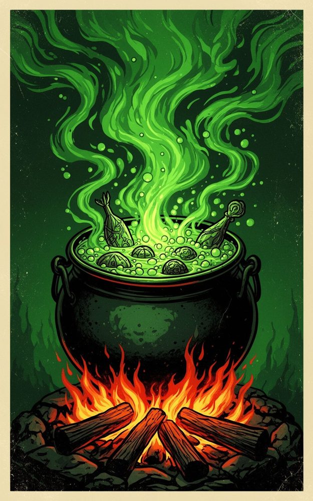 Witches Brew Illustration Arcane Shadows Phone Case For iPhone Samsung