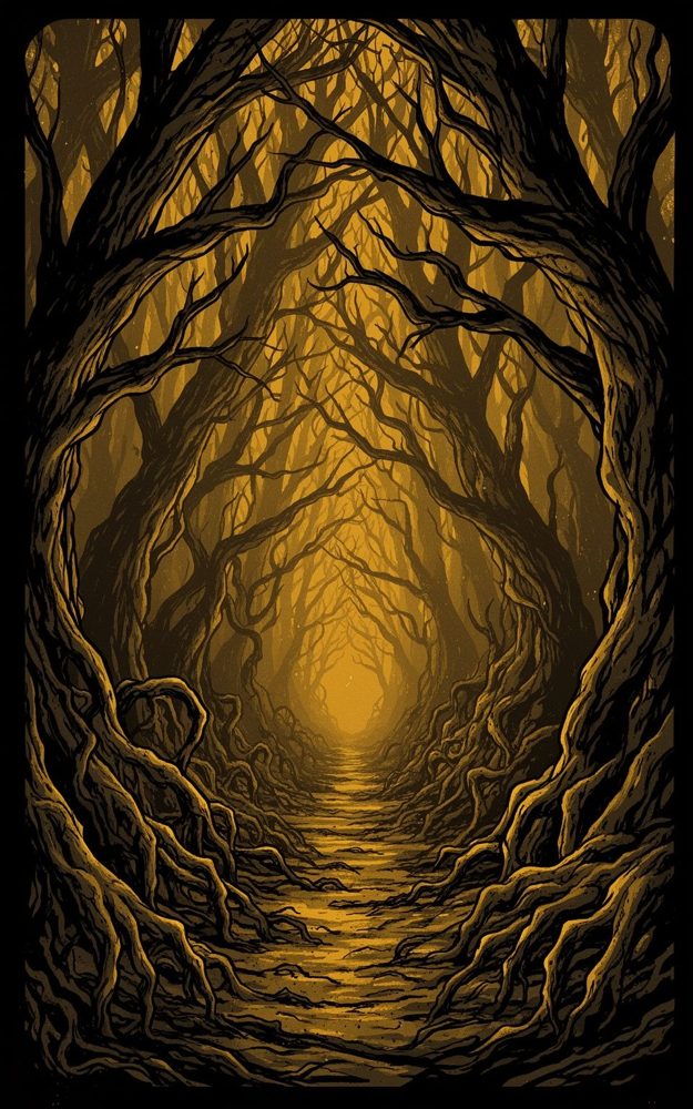 Dark Forest Horror Phone Case For iPhone Samsung
