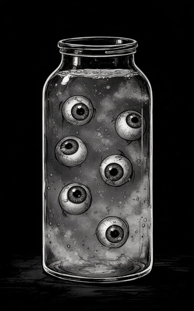 Creepy Eyeballs Lost Souls Suspension